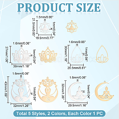 DIY-Set zur Schmuckherstellung mit Yoga-Motiven&nbsp;STAS-UN0047-51