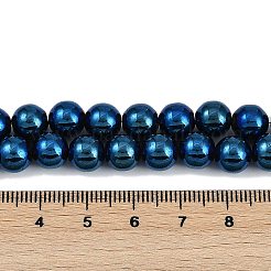 Hebras de cuentas de hematita magnética sintética electrochapada&nbsp;G-G174-L01-07