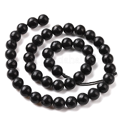 Fili di perle di shungite naturale&nbsp;G-D481-15B