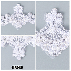 Ruban de dentelle à fleurs en polyester de 3 mètre&nbsp;OCOR-WH20001-20B