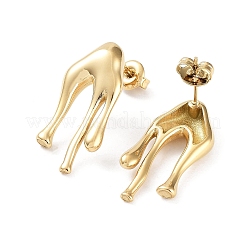 Ohrstecker aus 304 Edelstahl&nbsp;EJEW-P245-10G