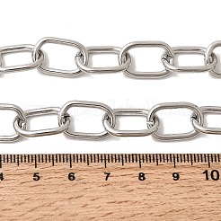 Collares de cadena de cable de latón para mujer&nbsp;NJEW-B157-09P