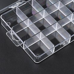 18 Gitter Kunststoffperlen-Aufbewahrungsboxen&nbsp;CON-D015-01