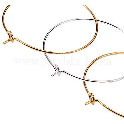 Fascino ottone bicchiere di vino anelli orecchini a cerchio&nbsp;KK-PH0028-01M
