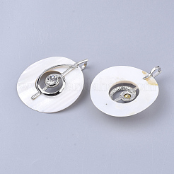Süßwasser Shell große Anhänger&nbsp;SHEL-S275-50B
