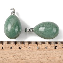 Pendentifs en aventurine vert naturel&nbsp;GG-K002-08A-16