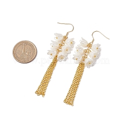 Boucles d'oreilles avec pdentif en acrylique&nbsp;EJEW-JE06228-01