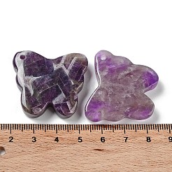 Natürlichen Amethyst Edelsteinanhänger&nbsp;G-D087-01F