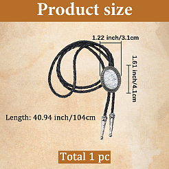 Colliers en simili cuir pu&nbsp;NJEW-WH20003-006B