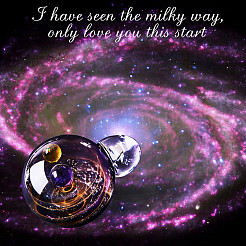 DIY Schmuck Galaxie Universum Ball Halsketten machen&nbsp;DIY-BC0009-20B