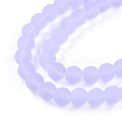 Chapelets de perles en verre transparente  &nbsp;GLAA-T032-T6mm-MD01