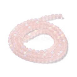Chapelets de perles en verre imitation jade&nbsp;EGLA-YW0003-19B-19