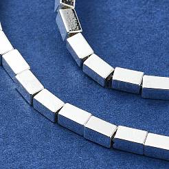 Fili di perline di ematite sintetica non magnetica elettrolitica&nbsp;G-I360-Y01-04