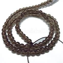 Synthetischen Rauchquarz Perlen Stränge&nbsp;G-C076-4mm-4A