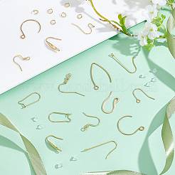 Ensembles de crochets de boucles d'oreilles en acier inoxydable 304 et en acier inoxydable chirurgical 316&nbsp;STAS-ME0001-12