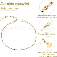20 chaîne de câble en acier inoxydable 304&nbsp;AJEW-UN0001-15