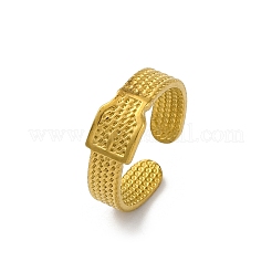 Bagues de manchette ouvertes en acier inoxydable 304 pour femmes&nbsp;RJEW-M019-16G