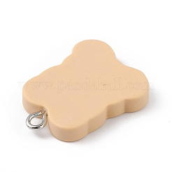 Pendentifs en résine opaque&nbsp;RESI-D064-03P-05