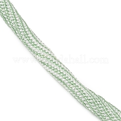 Fabrication de colliers en cordon rond en nylon et coton de 4 mm&nbsp;NJEW-C106-02G-09
