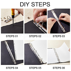 Peignes de reliure en acier a4&nbsp;DIY-GF0014-03C