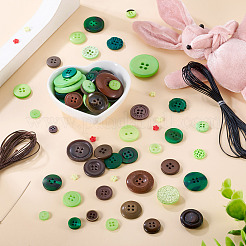 Kits de fabrication de boutons à faire soi-même&nbsp;DIY-TA0014-70