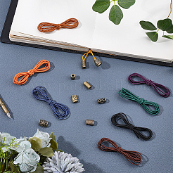 8 set di elastici in nylon e 8 set di estremità per cavi per notebook&nbsp;DIY-CP0013-64