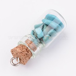 Anhänger Glasflasche&nbsp;X-PALLOY-JF00248