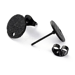 Accessoires de boucles d'oreilles à clous en acier inoxydable 304&nbsp;STAS-O144-01B-B