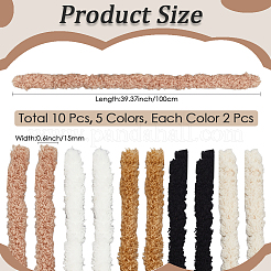 10 Stück 5 Farben Korallenfleece-Sticks&nbsp;DIY-CP0011-74C