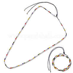 Bracelets enroulés en perles de verre de style bohème&nbsp;SU3869-1