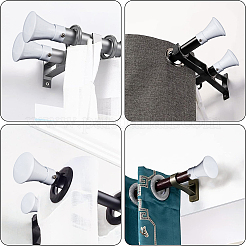 Cabezas de barra de cortina de hierro&nbsp;FIND-WH0002-82A