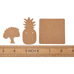 Kaktus & Katze & Ananas & Baum & Quadrat & Rechteck Form Ohrring Display-Karten&nbsp;EDIS-TA0001-001