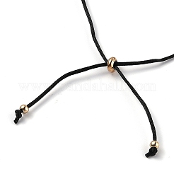 Verstellbare Armbänder aus Polyesterkordel&nbsp;LS-BJEW-H540-A02-G