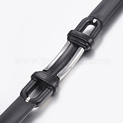 PU-Leder geflochtene Schnur Armbänder&nbsp;BJEW-E324-C07