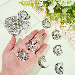 20 pz 4 stili pendenti in lega di stile tibetano&nbsp;FIND-BM0001-83