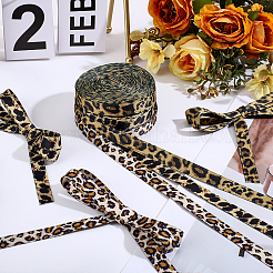 Cinta de algodón y poliéster con estampado de leopardo de 3 color&nbsp;OCOR-ME0001-69