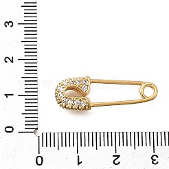 Pendentifs avec zircon cubiques à micro-pavés en laiton&nbsp;KK-B147-07G