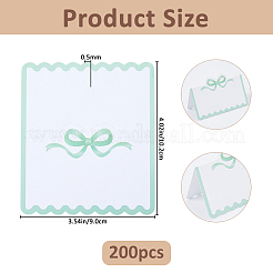 Segnaposto di carta da tavola&nbsp;OFST-WH0004-156A