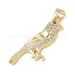 Pendentifs avec zircon cubiques à micro-pavés en laiton&nbsp;ZIRC-I356-06G