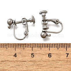Accessori per orecchini a clip in acciaio inossidabile 316&nbsp;EJEW-R019-01P
