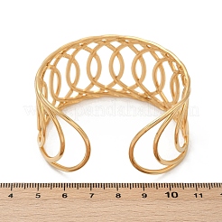 Manschettenarmreifen aus 304 Edelstahl&nbsp;BJEW-U045-02G