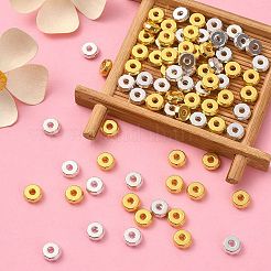 100 pz 2 colori perline distanziatrici in lega di stile tibetano&nbsp;FIND-YW0004-04