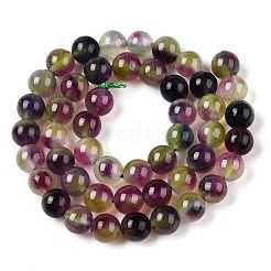Chapelets de perles en jade blanc naturel teinté&nbsp;G-T138-8mm-210-26
