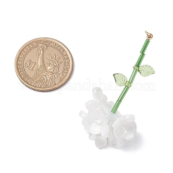 3 colgante de flores de resina de 3 colores&nbsp;PALLOY-TA00251