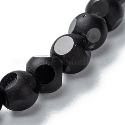 Perle di vetro smerigliato si estendono bracciali&nbsp;BJEW-I296-01D