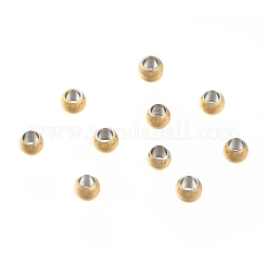 Ionenplattierung (IP) 304 Edelstahl-Abstandsperlen&nbsp;STAS-L222-42A-G