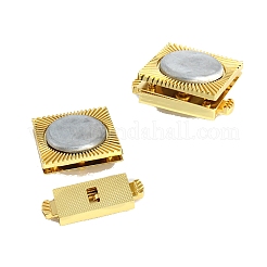 Serrures magnétiques de sac à main en alliage&nbsp;PW-WG56403-01