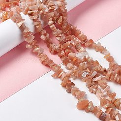 Natürliche sunstone Chip Bead Stränge&nbsp;X-G-M205-67
