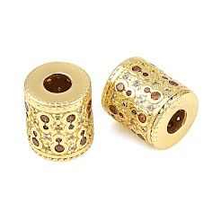 Zirconia cúbica de latón micro pavé abalorios europeas&nbsp;KK-D109-09B-G