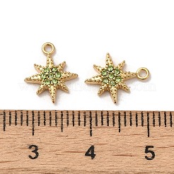 Strass-Anhänger aus Edelstahl 304&nbsp;STAS-L022-304G-03